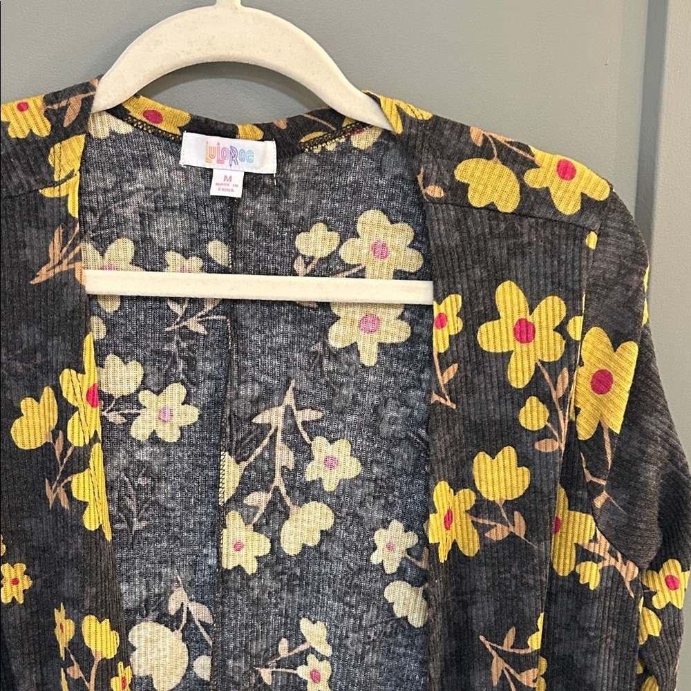 LuLaRoe Floral coat size medium